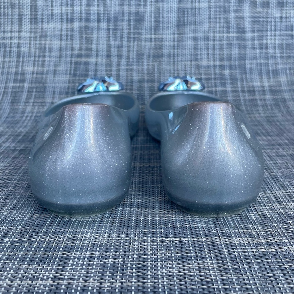 Mini Melissa Sweet Love Cinderella Disney Princess ballet flats Dress Shoes 2 Y - Picture 6 of 11